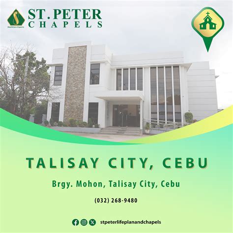 st peter talisay mohon|St. Peter Life Plan Offices and Chapels in Cebu .